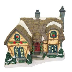 Lemax Carole Towne Marshall Cottage Christmas Village Holiday NO LIGHT Vtg READ‎